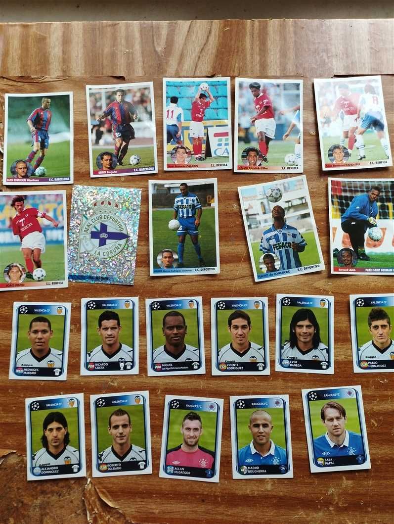 Cromos Melhores Equipas Europa + Uefa Champions League