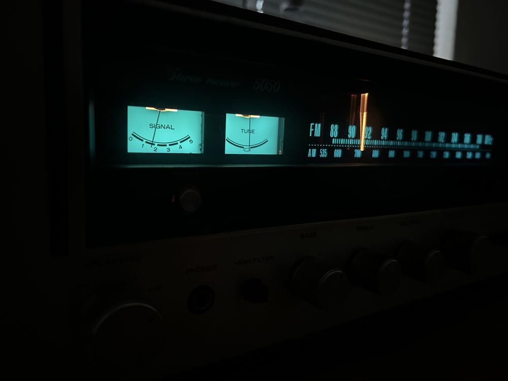 Japoński Wzmacniacz Vintage Sansui 5050 Amplituner Perfekcyjny Stan
