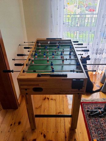 STÓŁ DO PIŁKARZYKÓW drewniany stół do gry w piłkarzyki