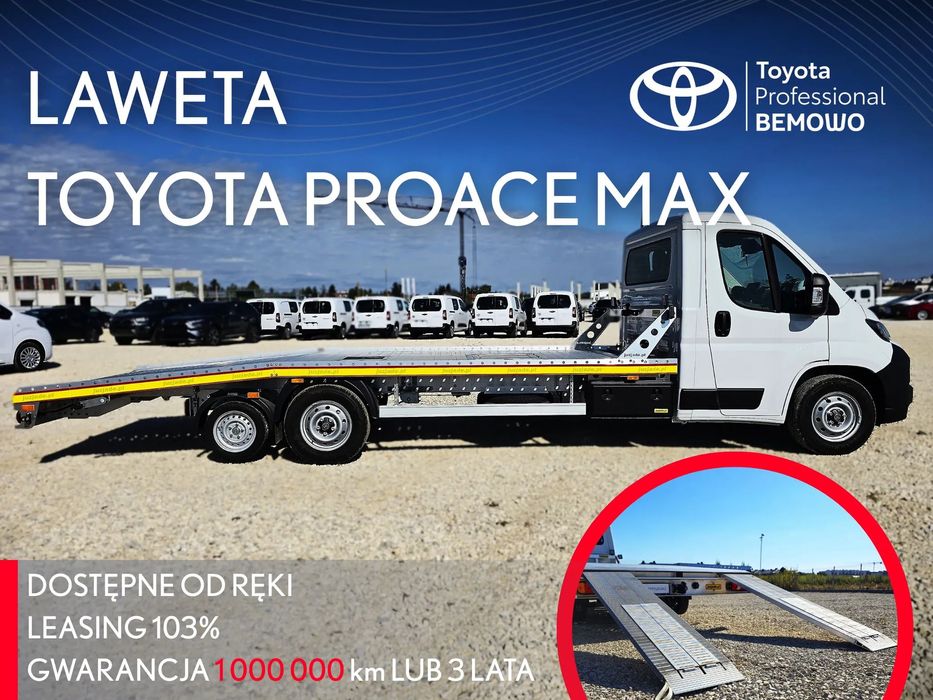 Toyota Proace Max  Automat L4H1 2D Podwozie Zabudowa Autolaweta