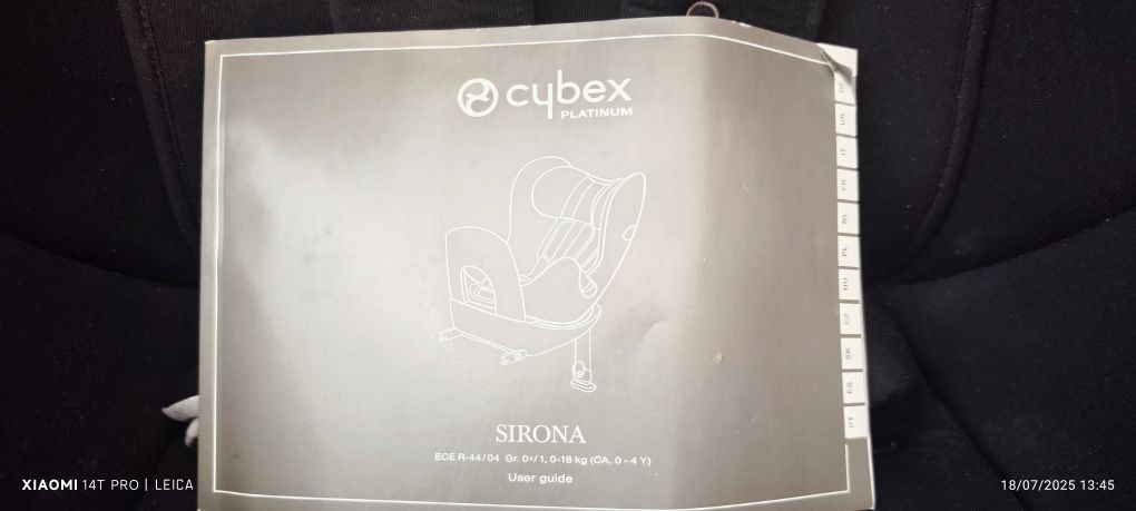 Cadeira Isofix Auto Cibex