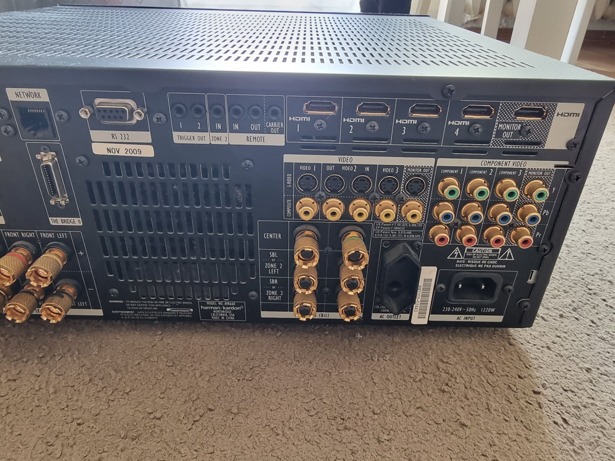 Amplituner Harman kardon avr 660 hi end pilot