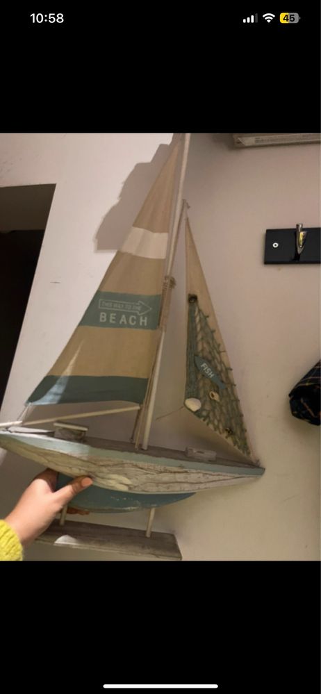 Conjunto decoração praia