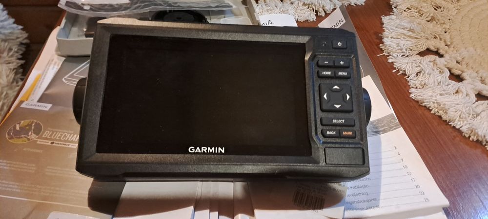 Echosonda Garmin echomap uhd62cv + przetwornik gt24uhd+ karta 16gb gps