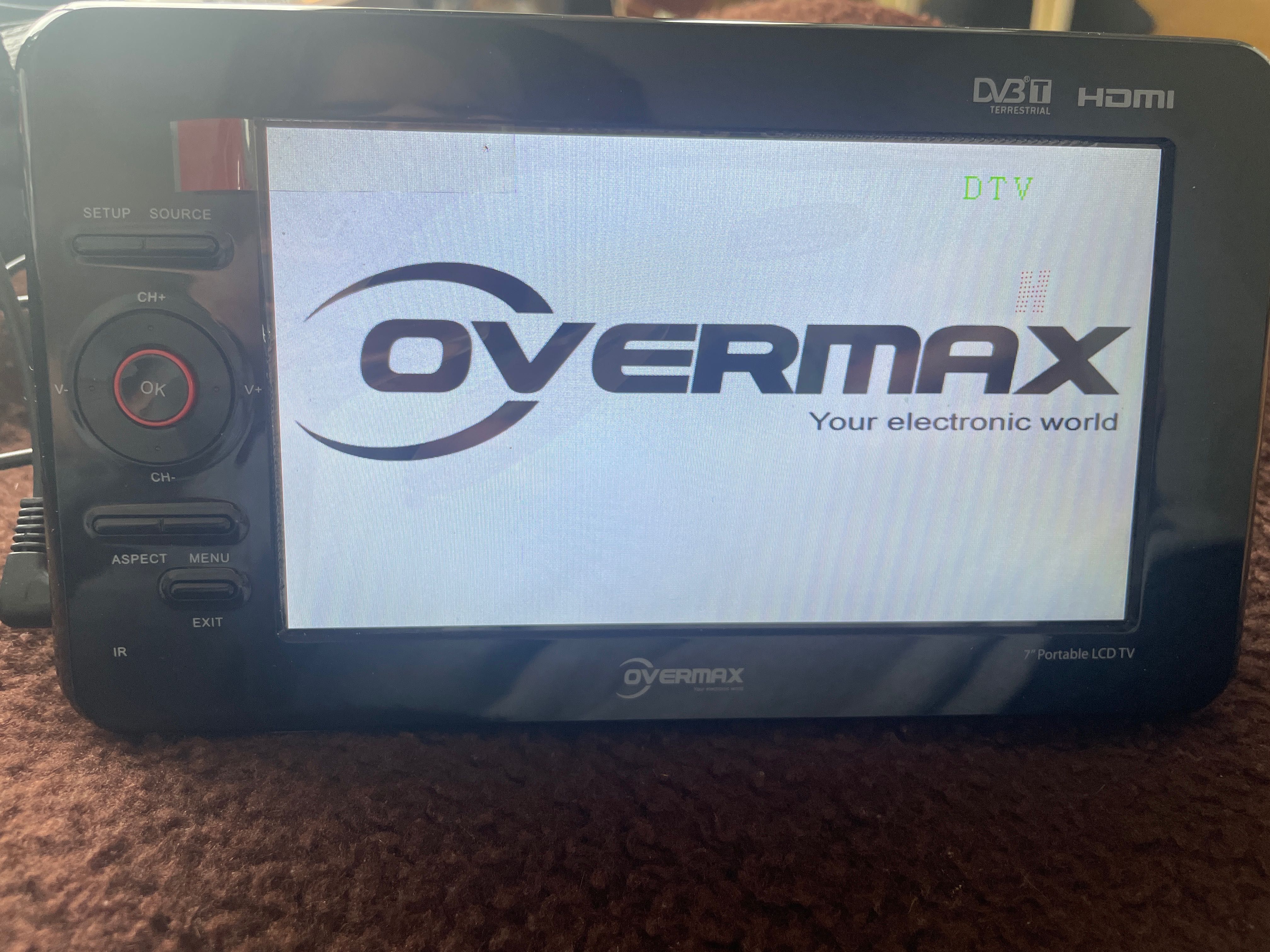 Mały podręczny telewizorek Overmax - nowy
