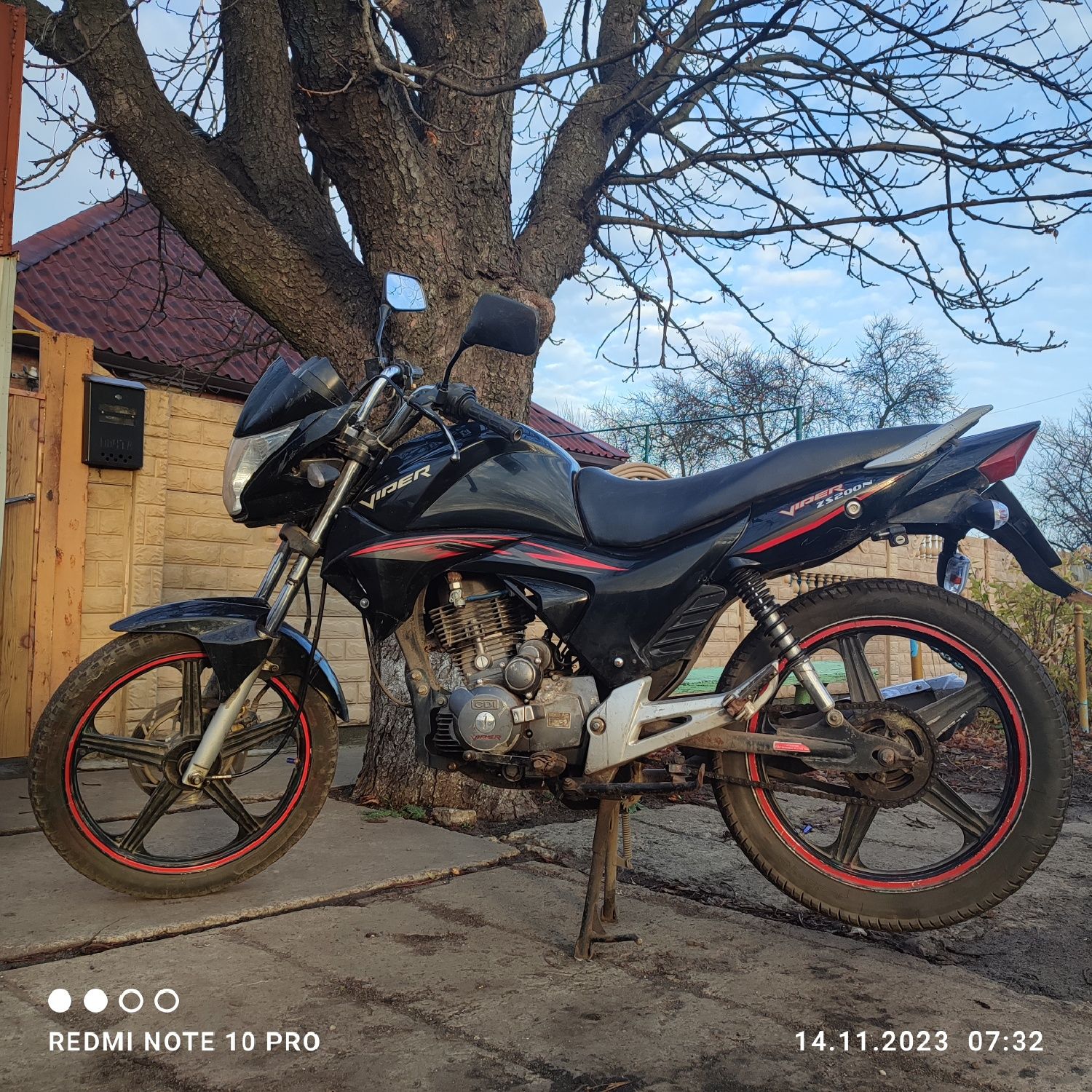 Продам мотоцикл вайпер zs 200n