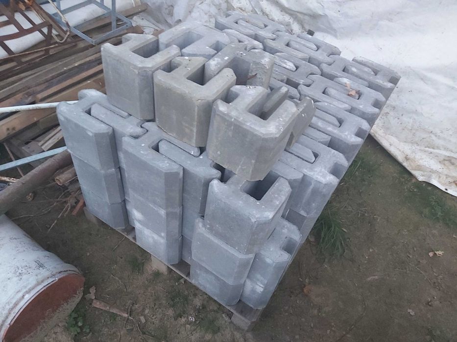 Łączniki betonowe H do ogrodzenia panelowego