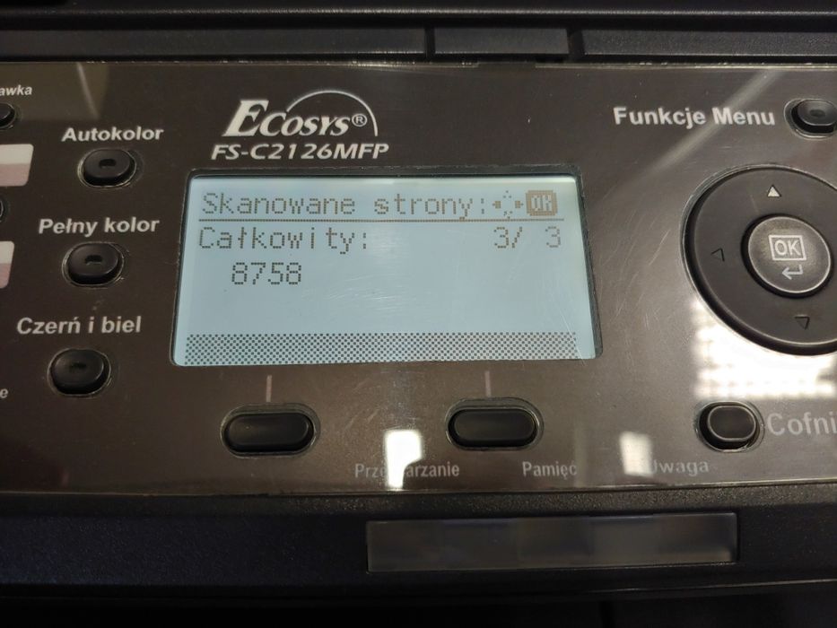 Drukarka Kyocera FS-C2126MFP przebieg 42 tys.