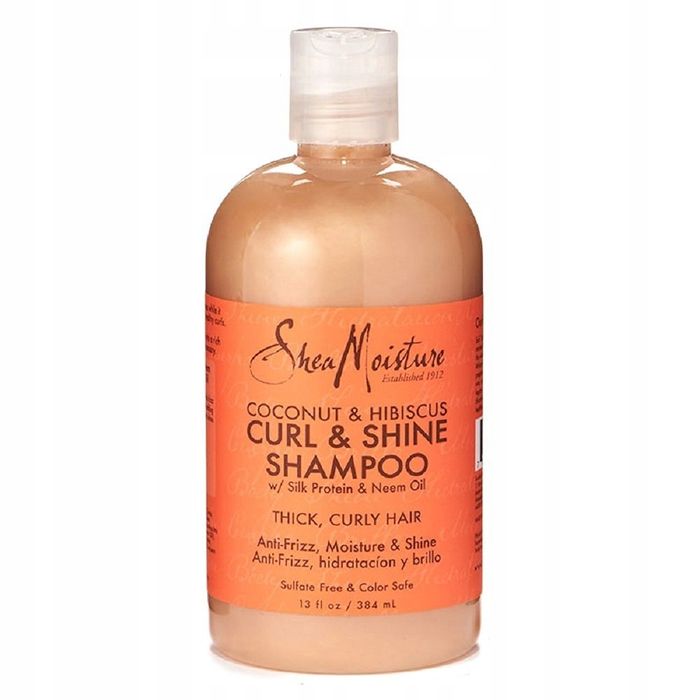 shea moisture coconut hibiscus shampoo regeneracja nawilżenie 384 ml