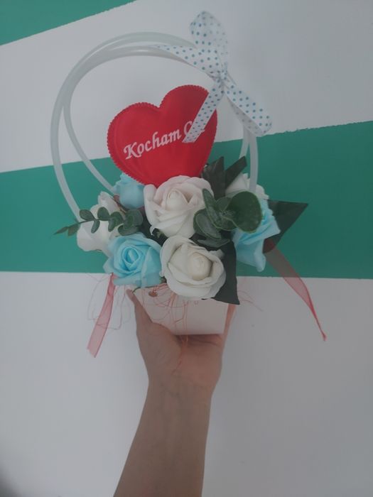 Flowerbox z kwiatków mydlanych