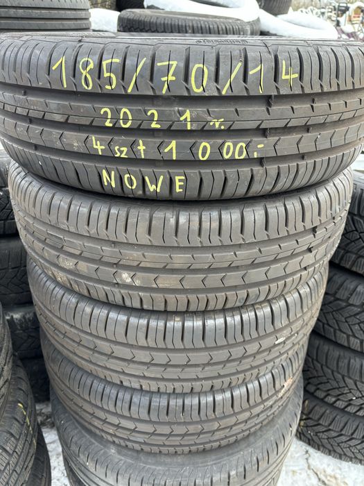 Promocja.Nowy komplet opon letnich Continental - , gwarancja i faktura