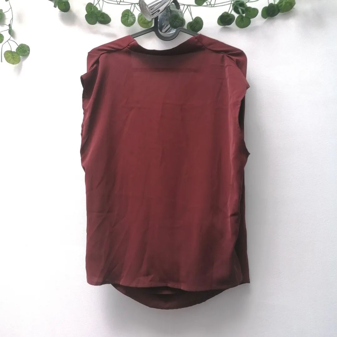 Blusa Bordeaux Acastanhada