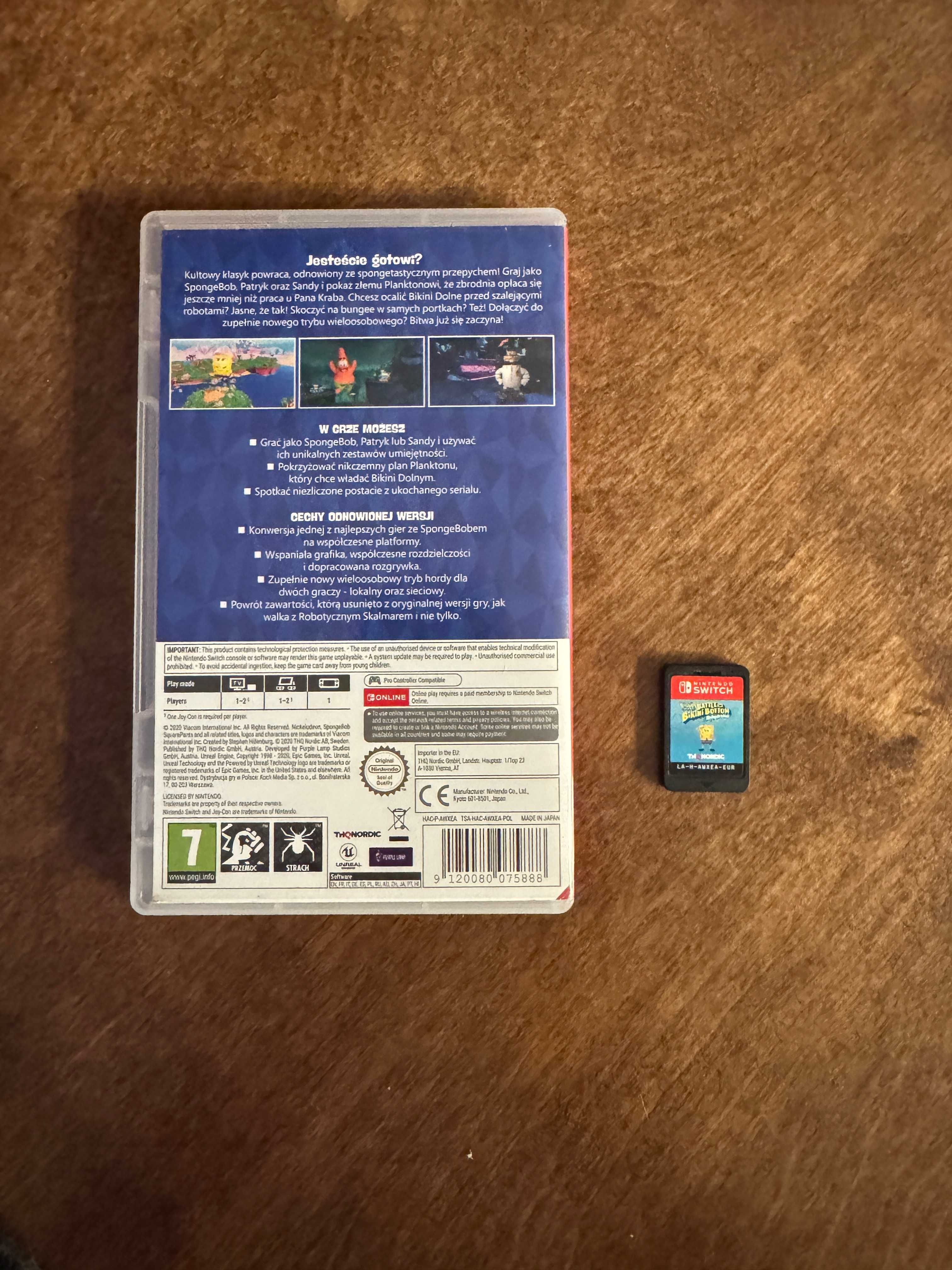 SWITCH Spongebob Battle for Bikini Bottom - Nintendo Switch