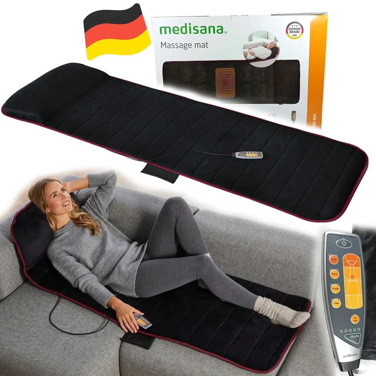 Масажний килимок з підігрівом Medisana MM 80L Німеччина.