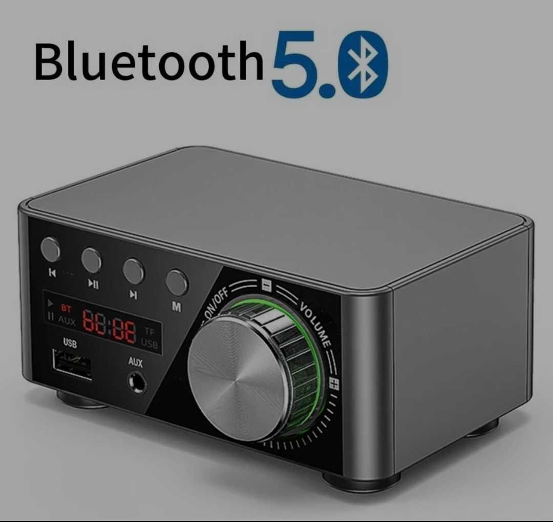 Мини HiFi Bluetooth 5,0 усилитель звука.