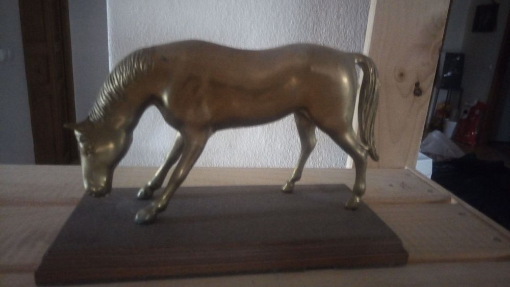 Cavalo de decoração em latão
