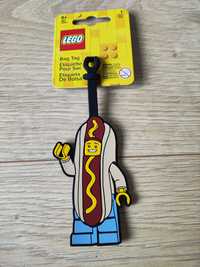Lego bag tag zawieszka na plecak hotdog