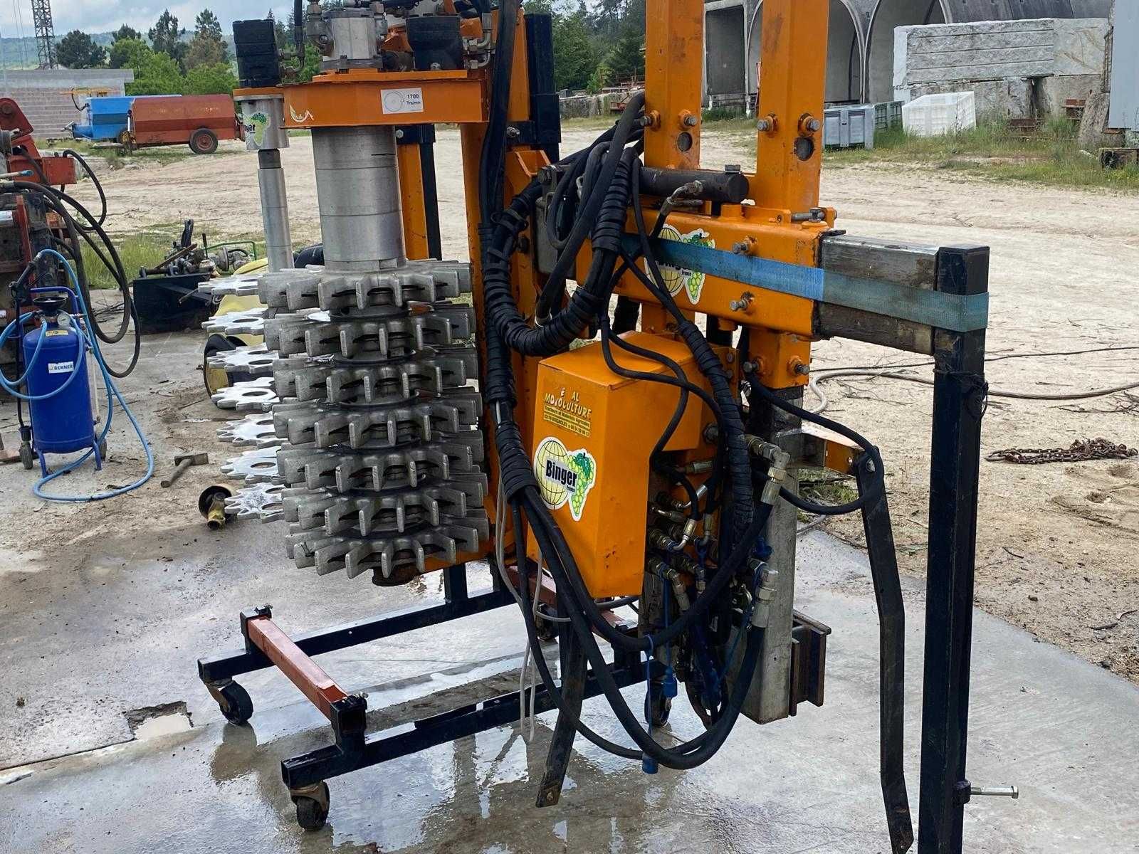 Máquina de pré-poda Binger + Máquina de limpeza de rebentos