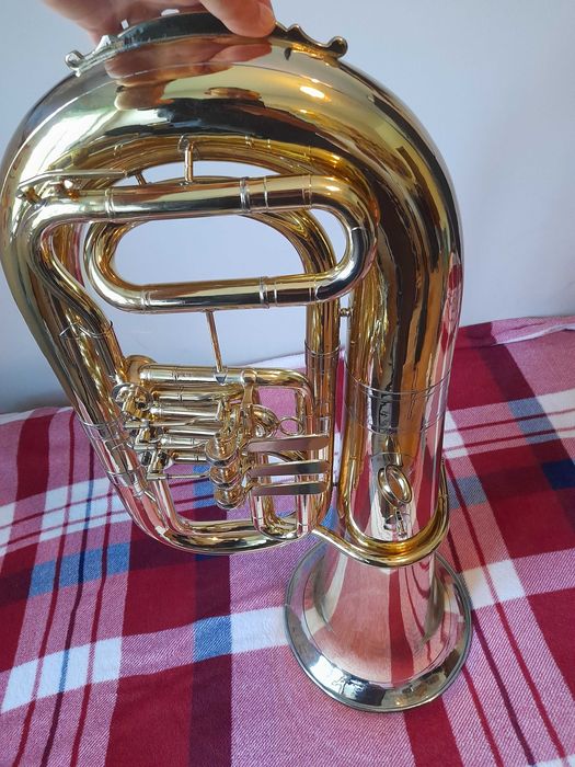 Tuba F po remoncie + futerał + ustnik