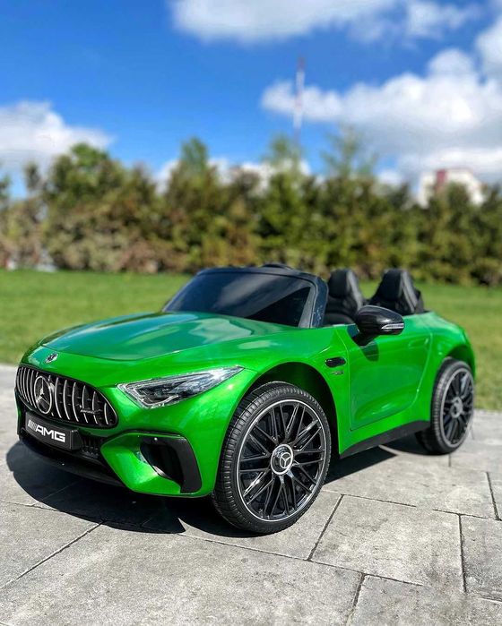 MERCEDES SL63 lakierowany zielony autko dla dziecka samochodzik 400W
