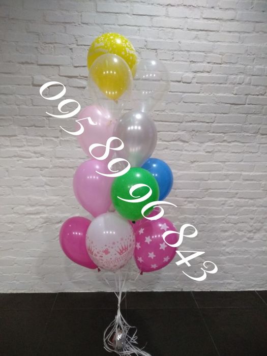 Кульки геліеві Кульки з геліем Шарики с гелием від 60 грн