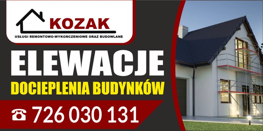Elewacje, Docieplenia Budynków, Termomodernizacja
