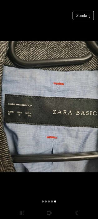 Szara marynarka Zara