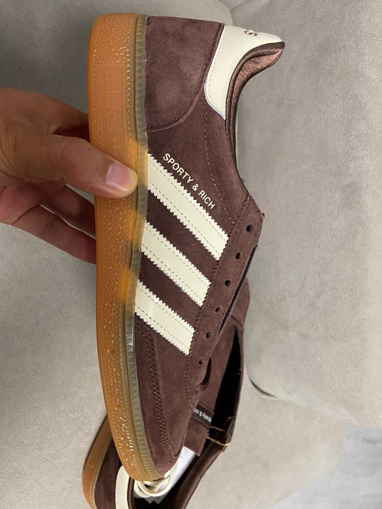 brązowy\Handball\adidas\nowy UnisexTrampki.38