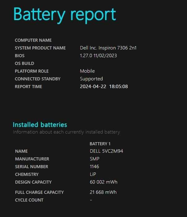 Bateria DELL 5VC2M94 - Inspiron 7306 2n1