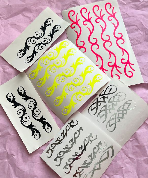 Обмотка, наклейки на гімнастичний обруч/булави