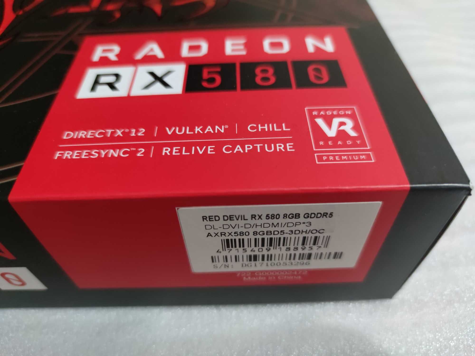 PowerColor AMD Radeon RX 580 8GB RED DEVIL (AXRX 580 8GBD5-3DH/OC)