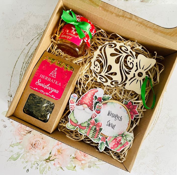 Box świąteczny prezent na święta