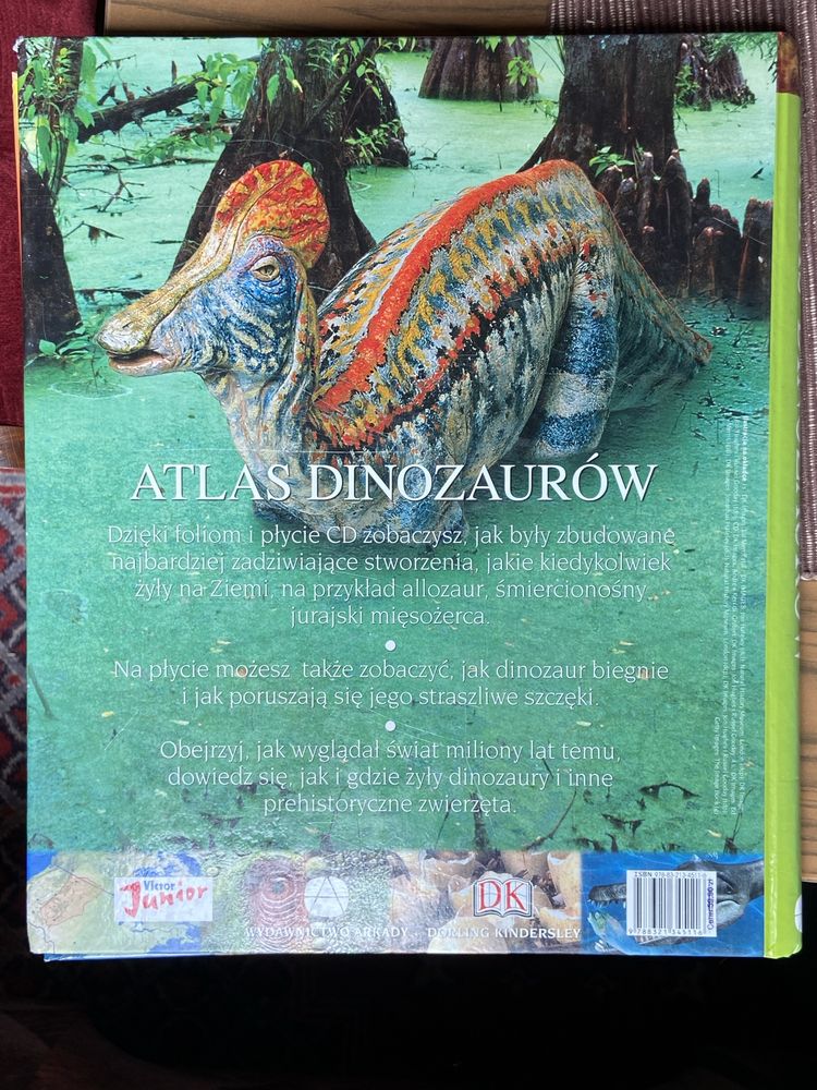 ATLAS DINOZAURÓW Niezwykła podróż do zaginionego świata. z płytą CD