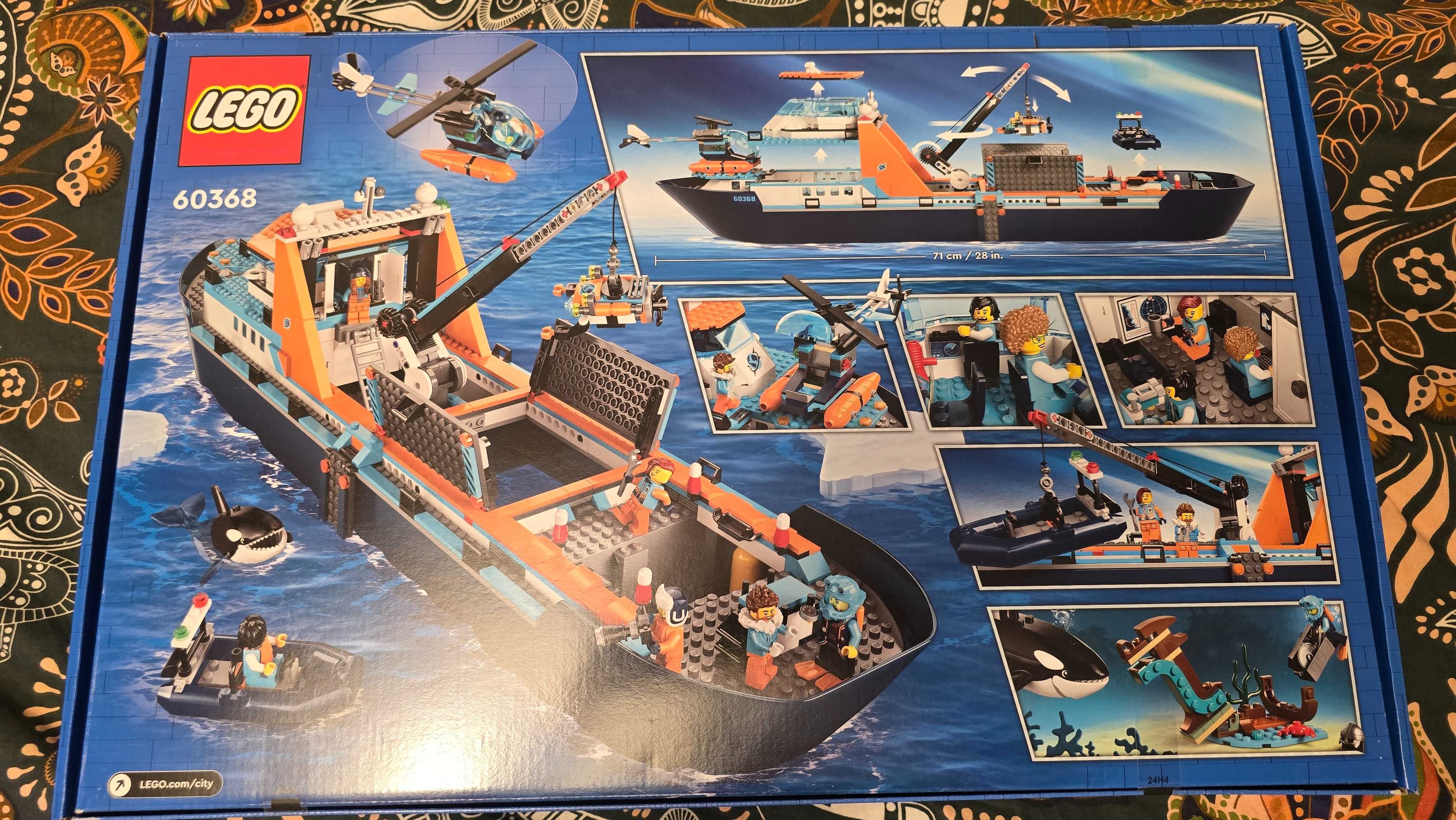 LEGO 60368 - Łódź badacza Arktyki (NOWY zestaw, TANIO)