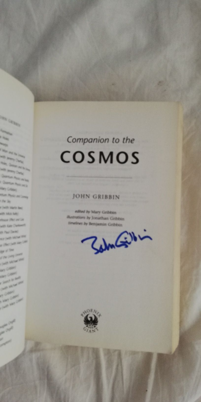 Livro "Companion to the Cosmos", autografado pelo autor (portes grátis