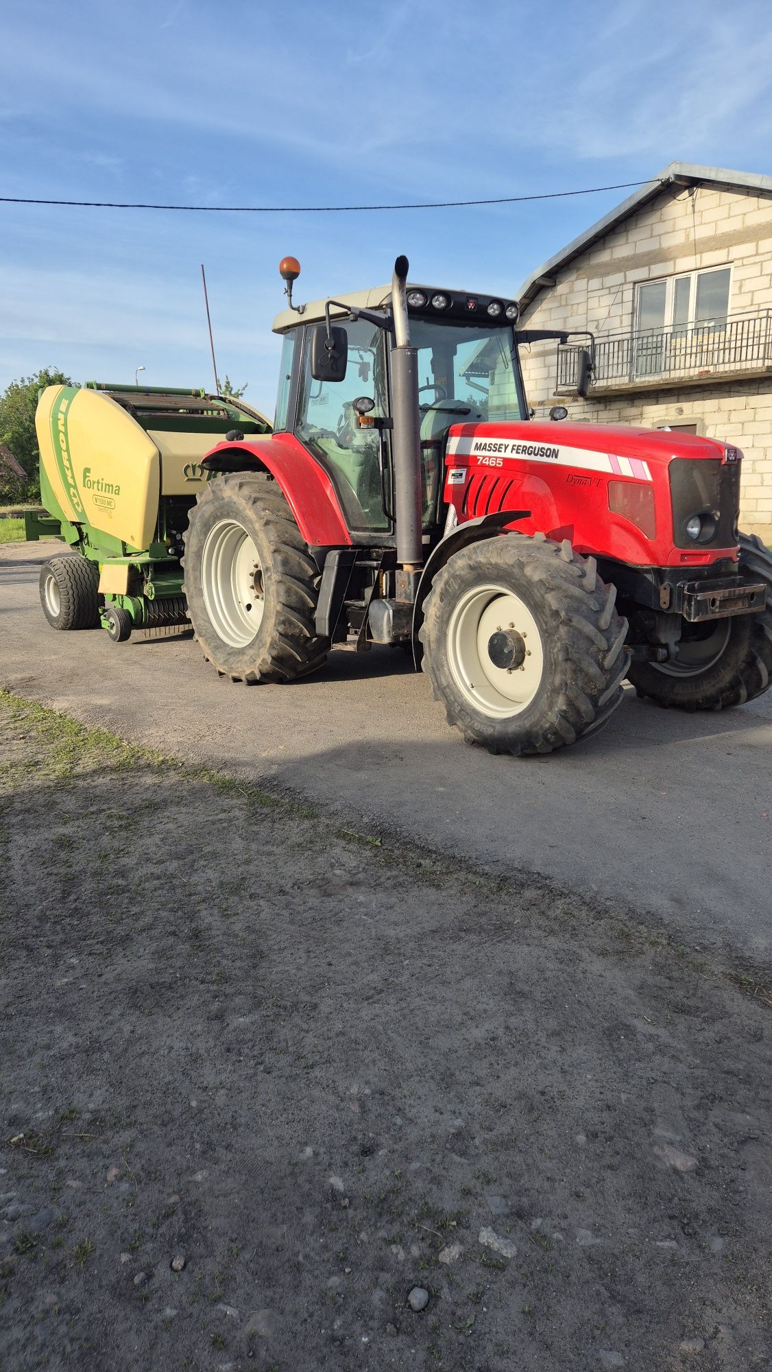 Prasa rolująca krone fortima v 1500 MC /  mchale massey ferguson 7465