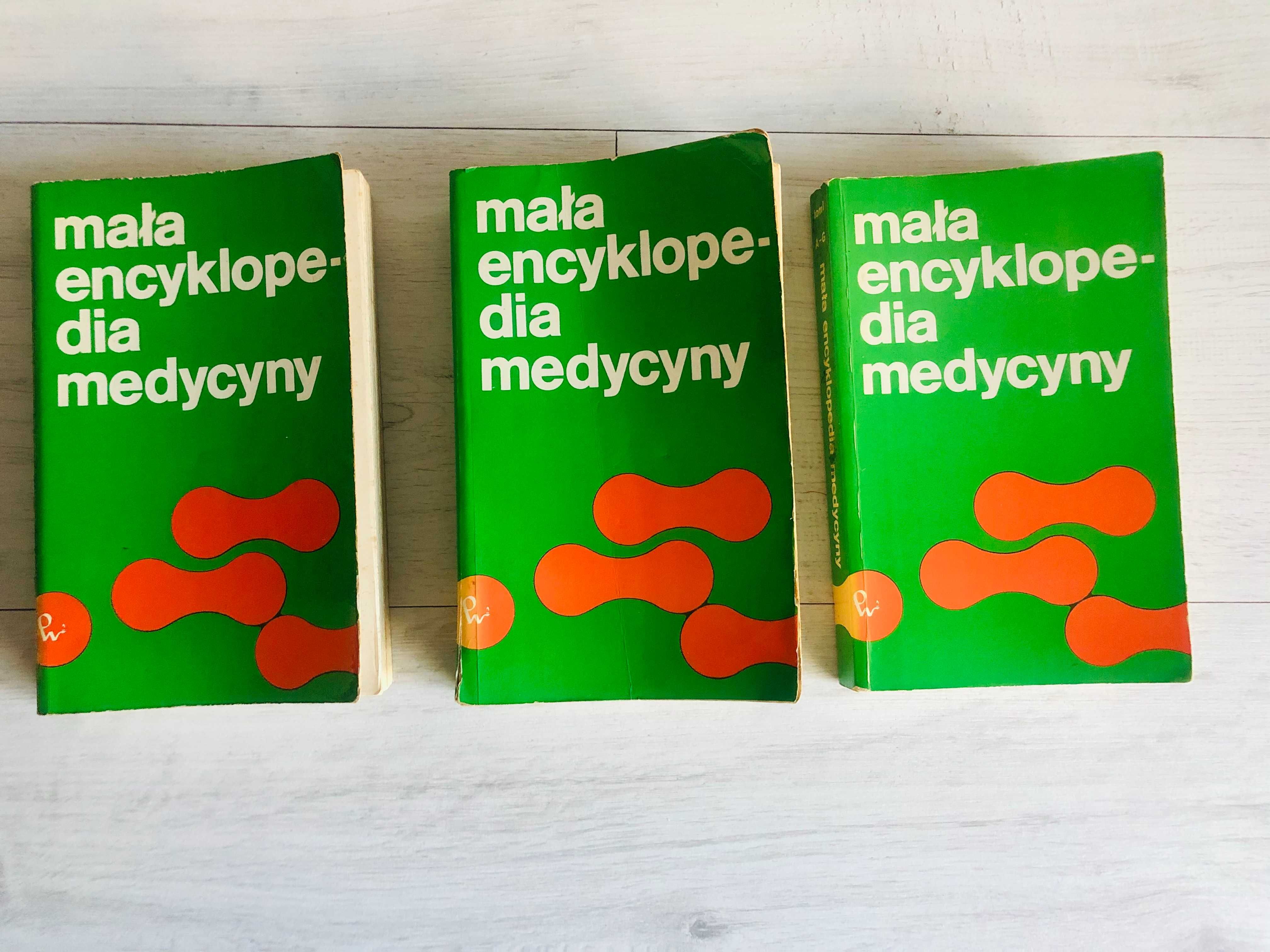 Mała encyklopedia medycyny 3 tomy PWN medycyna książka