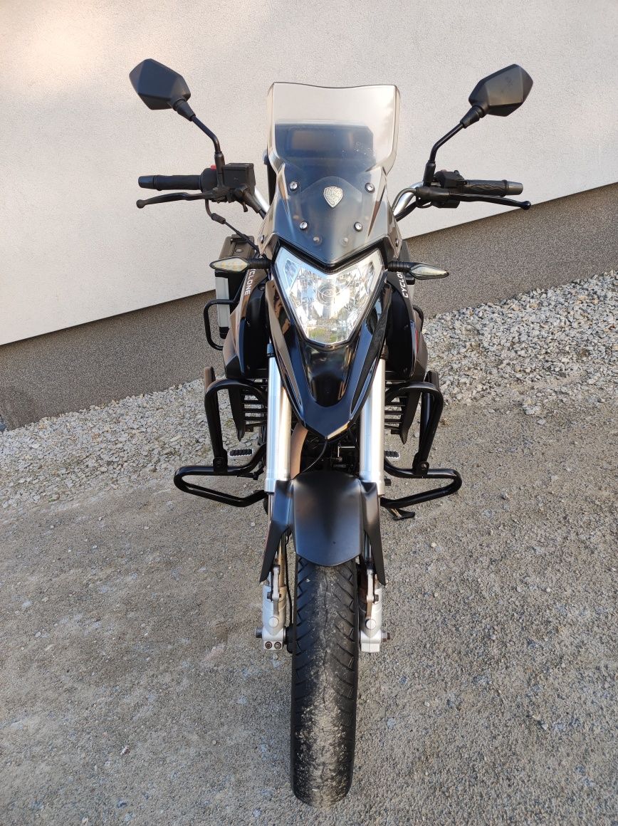 Cyclone rx125 CC kat.b Junak RX one Barton duży Turystyka kufry wtrysk