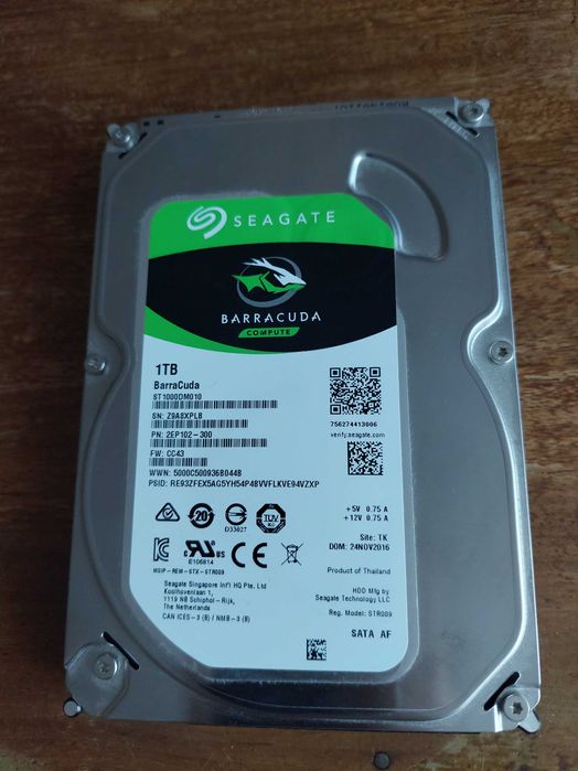 Seagate Barracuda 1TB 7200obr. 64MB