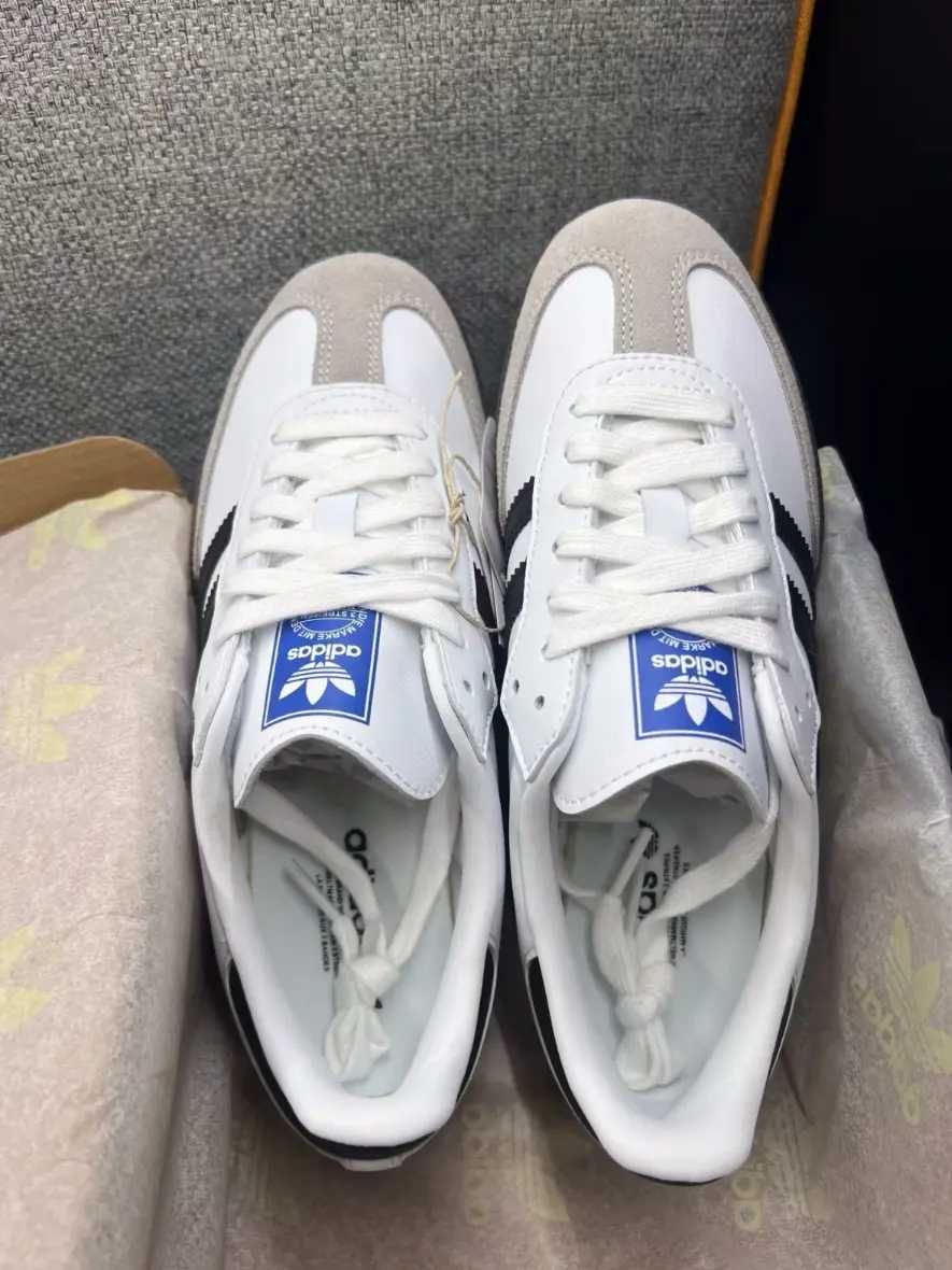 Adidas SambaOG_White Oryglnał Nowe Trampki Oddychający 43