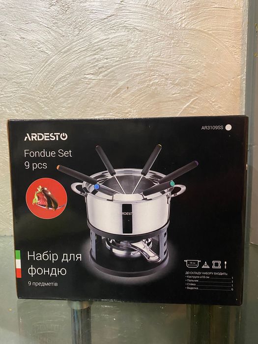 Набір для фондю Ardesto 9 предметів (AR3110SS)