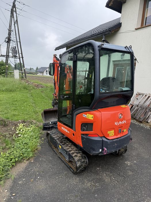 Koparka Kubota KX019-4, 1200 mth, cesja leasingu