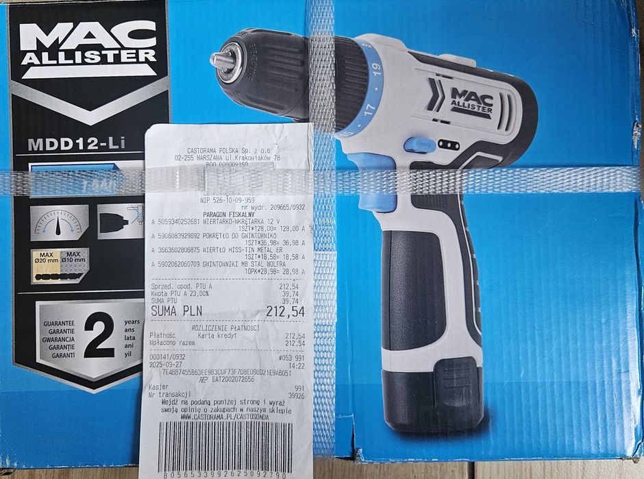 Шуруповерт новий