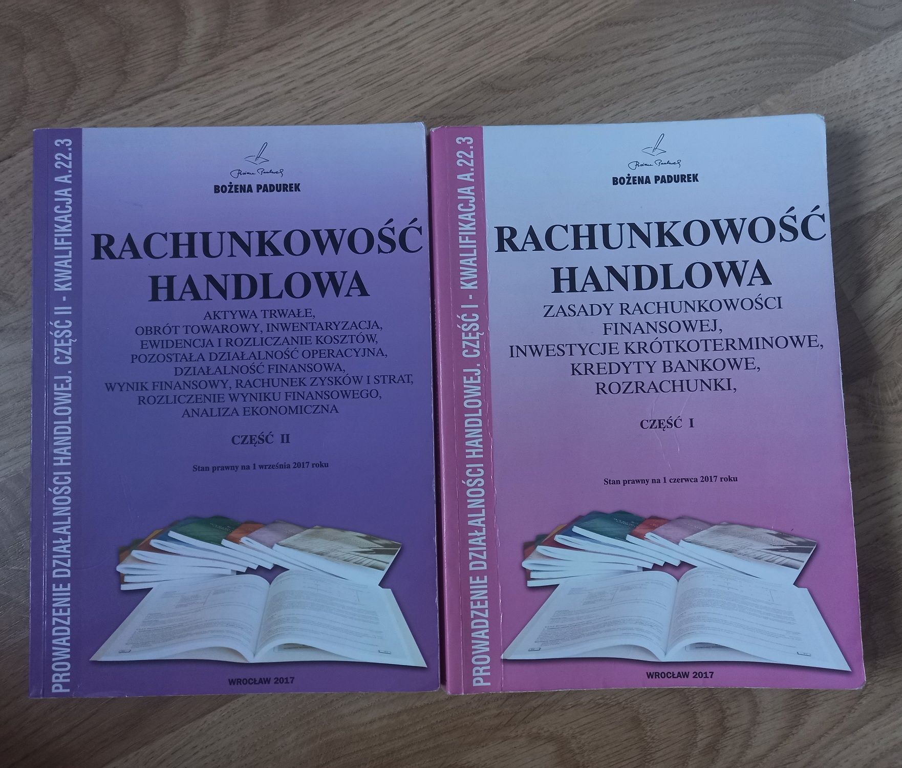 Rachunkowość - 2 książki + odpowiedzi