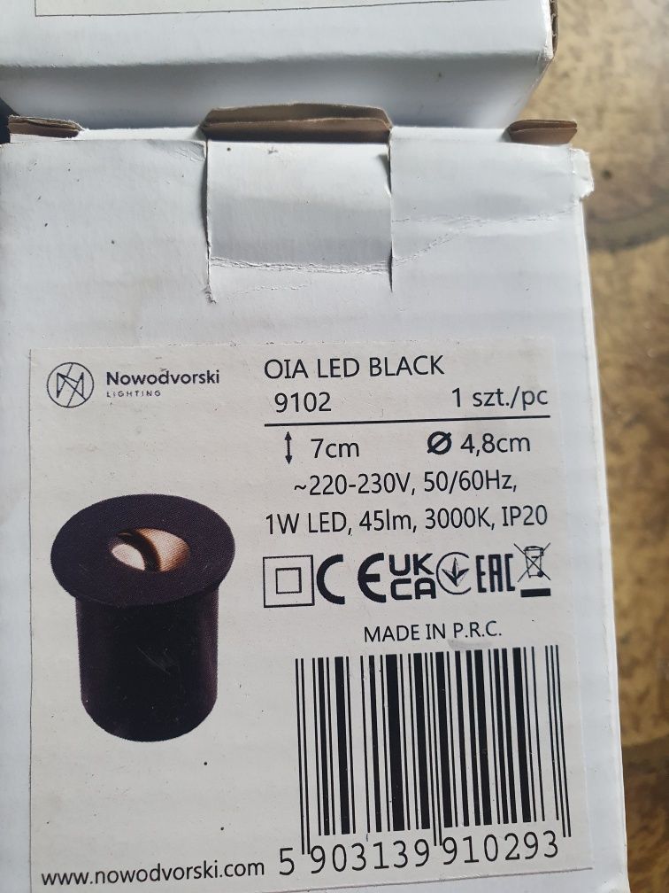Lampa ścienna OIA LED Nowodvorski 9szt