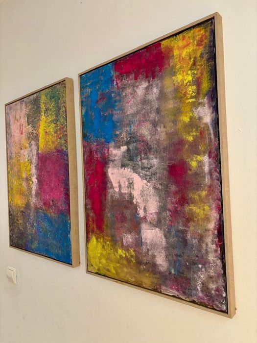 Tela pintada a mão!