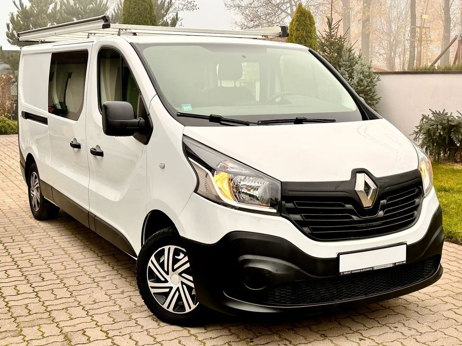 Renault Trafic dCI 120 KM / 6 miejsc / Brygadówka / Holenderka / Galeryjka Dachowa /