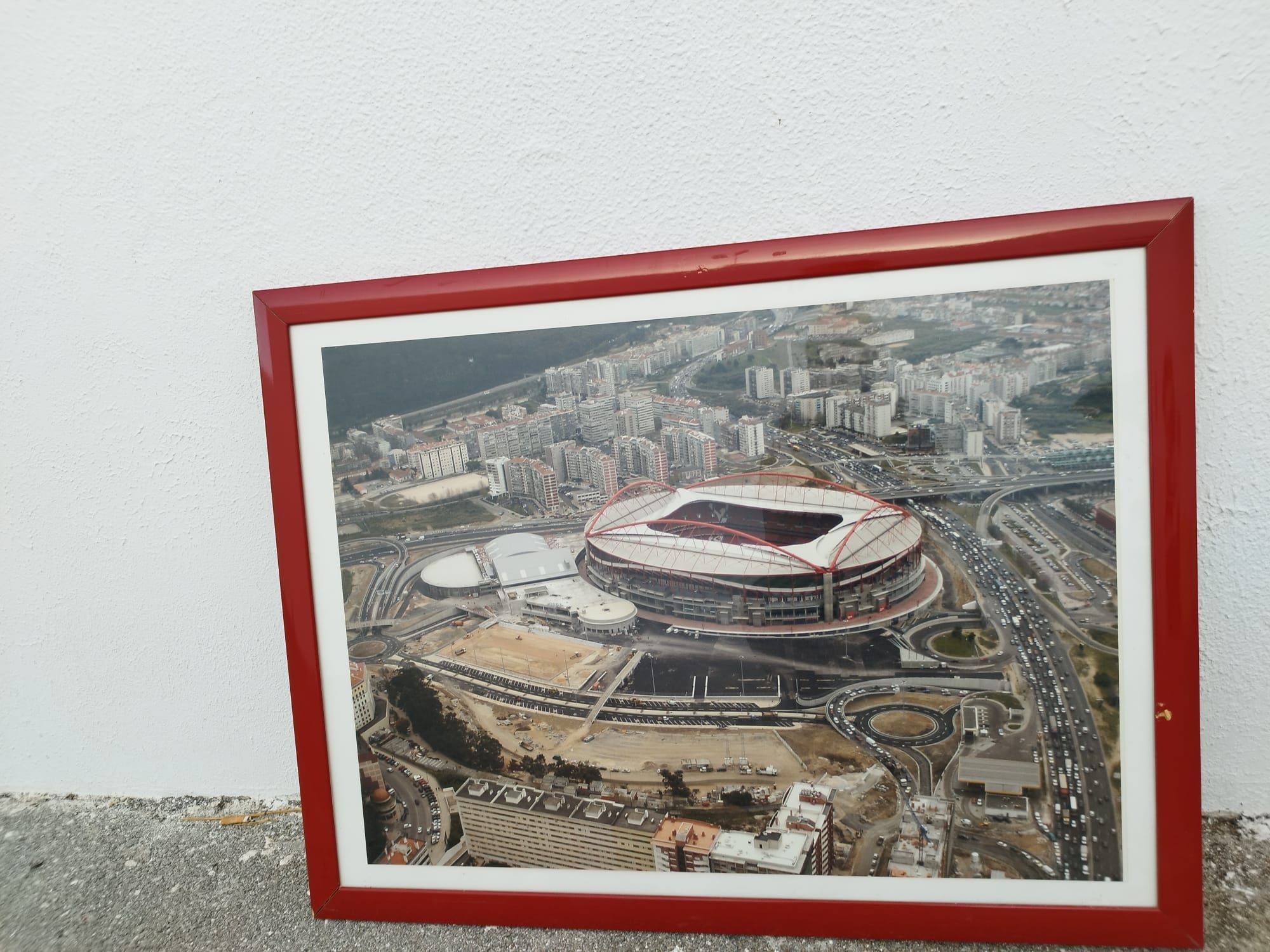 Quadro do novo estádio da Luz