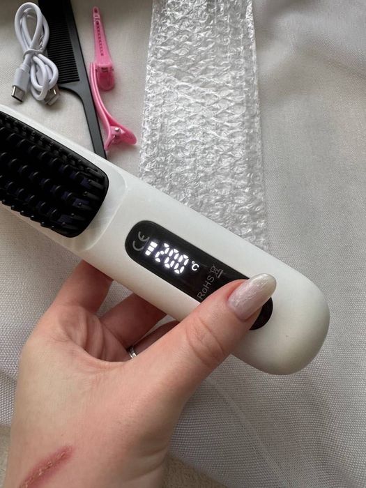 Щітка вирівнювач портативна на акумуляторі дорожня Bestriver