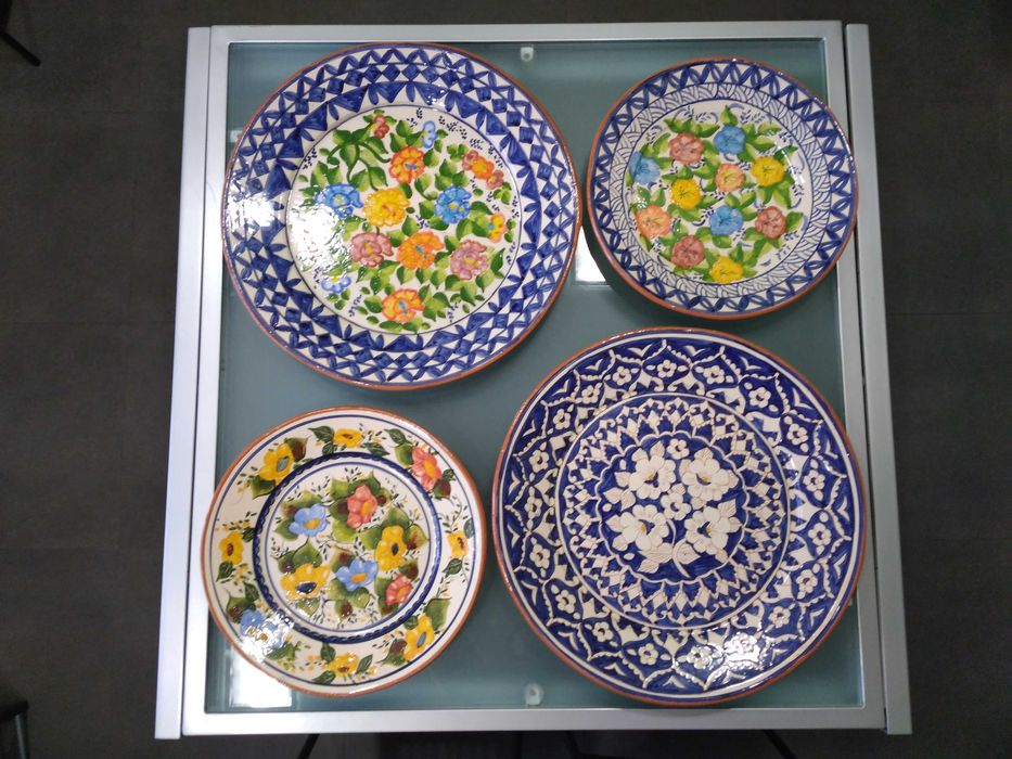 Pratos decorativos artesanais, Olaria Domingos Eurico